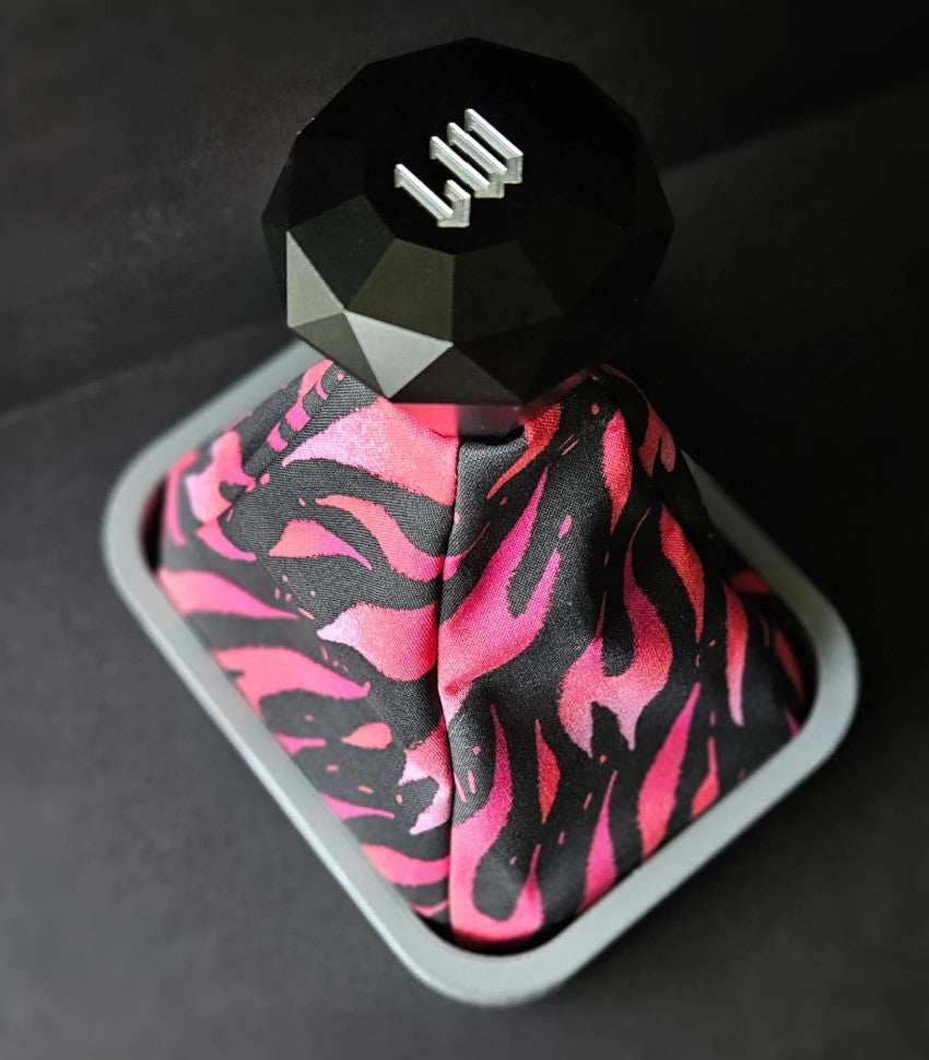 HEATWAVE - Retro Black & Red Flames Universal Shift Boot