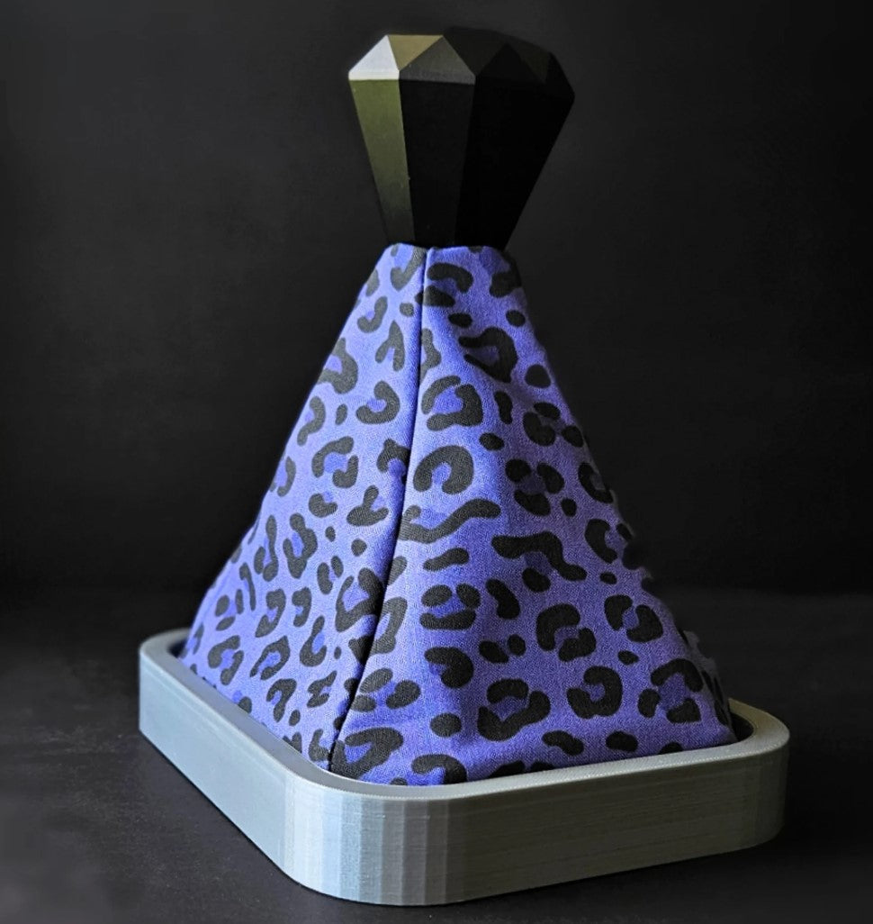 PANTHERA - Purple Leopard Print Universal Shift Boot
