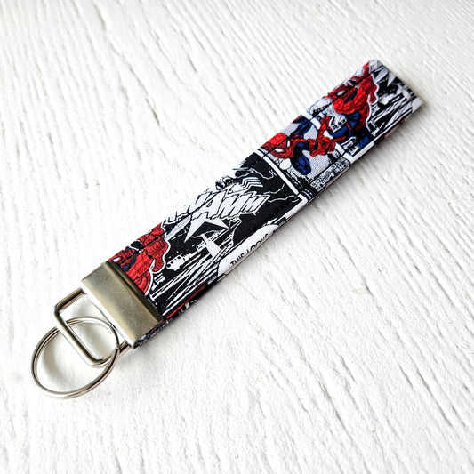 SPIDEY - Comic Character Fabric Mini Lanyard
