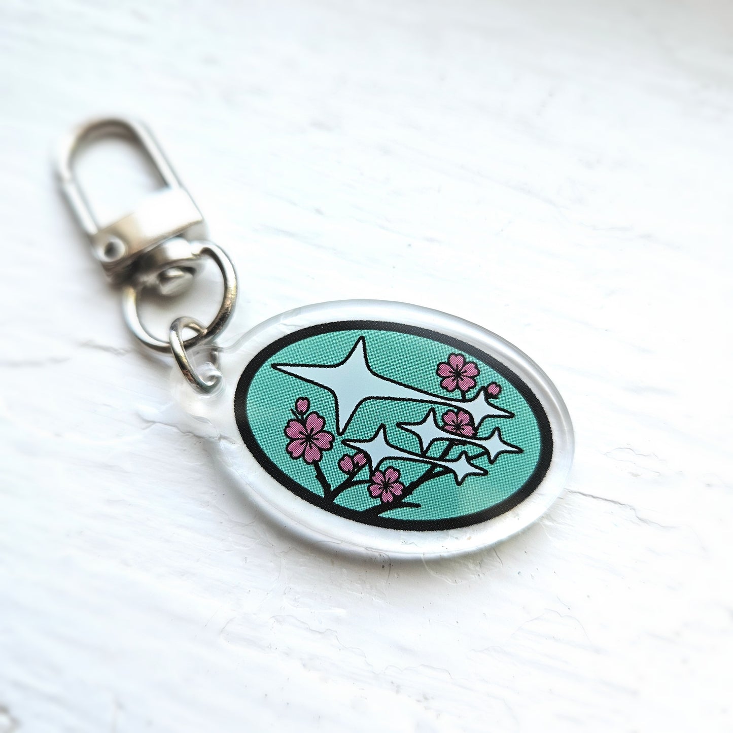 ARIZONA - Mint Sakura Subaru Acrylic Keychain