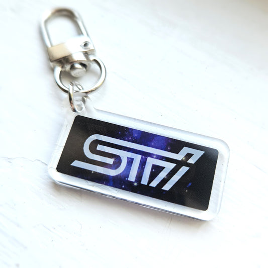 GALAXY STI - Subaru Logo Acrylic Keychain