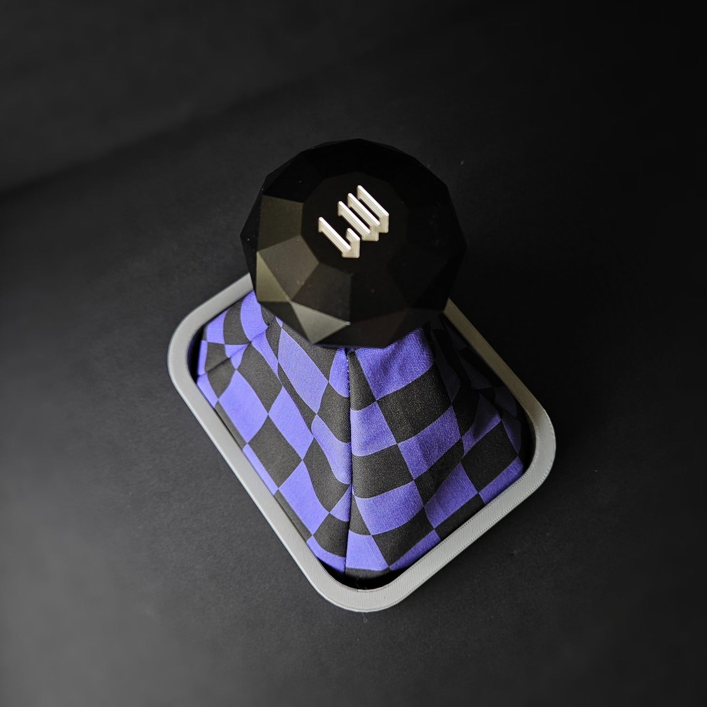 CHECKMATE - 90s Purple Retro Checker Universal Shift Boot