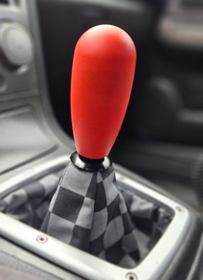CHERRY - Red Textured Grip Universal Weighted Shift Knob