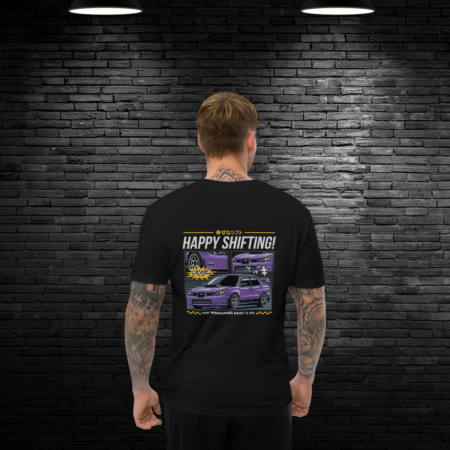 HAPPY SHIFTING!! Subaru WRX STI T-Shirt | 06-07 Hawkeye JDM Style