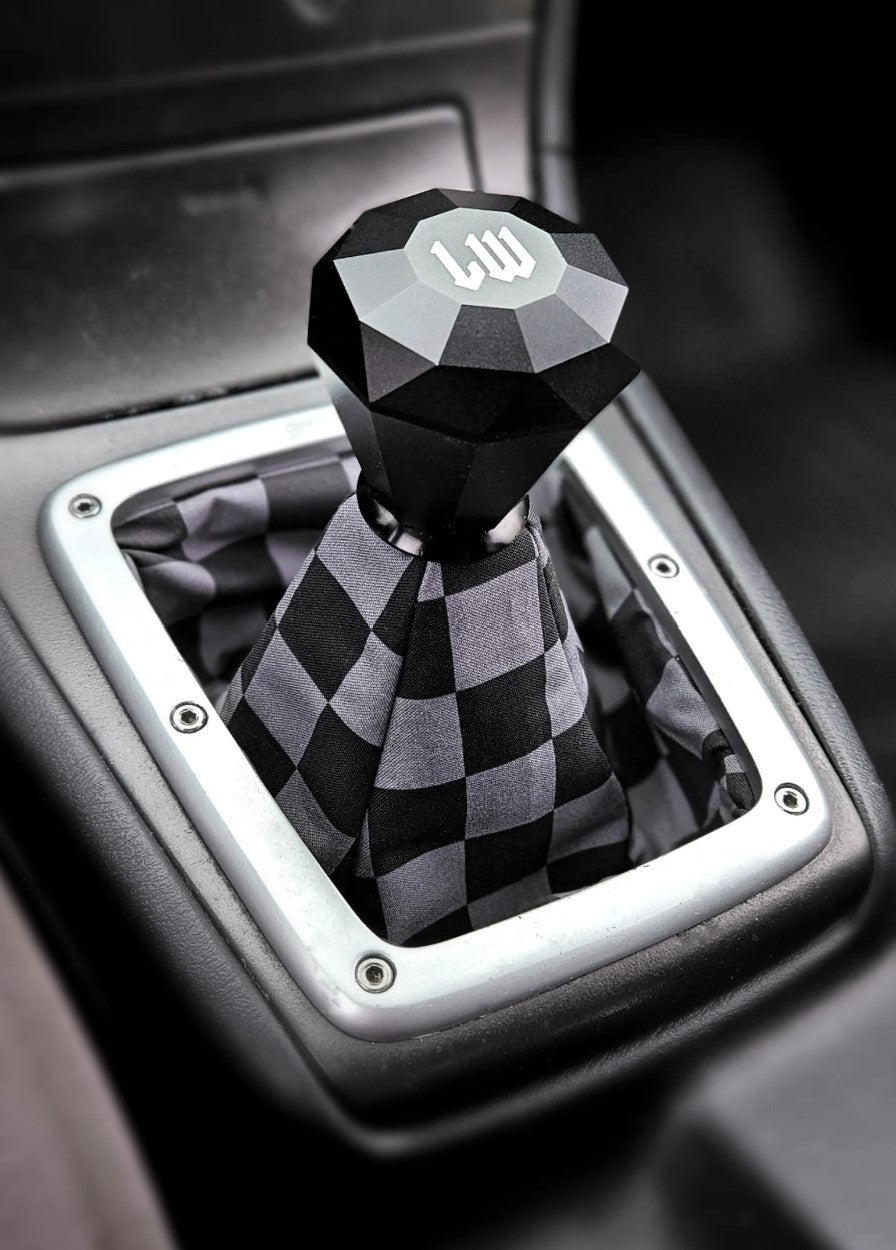 CHECKMATE Retro Shift Boot | 90s Grey Checker