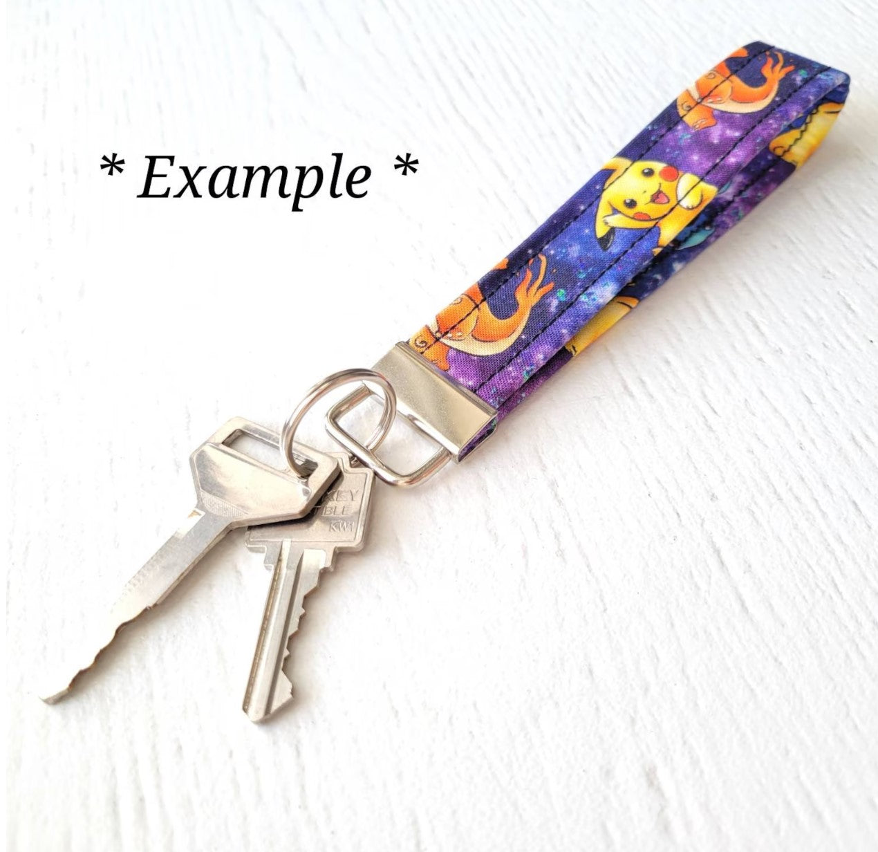 AURA Purple Crystal Keychain | Handmade