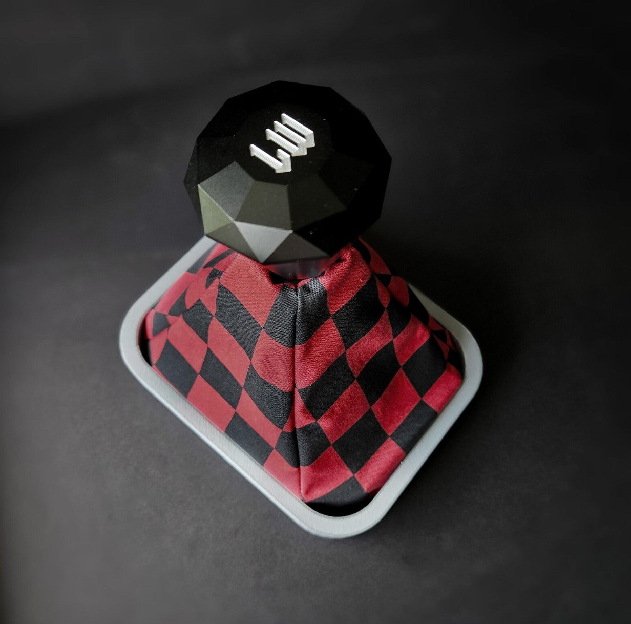 CHECKMATE Red Retro Shift Boot | 90s Checker Design | Handmade