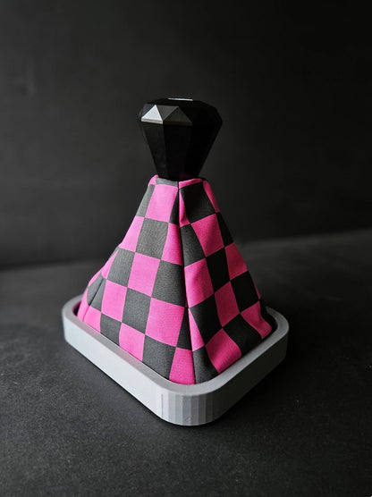 CHECKMATE Pink Retro Shift Boot | 90s Checker Design