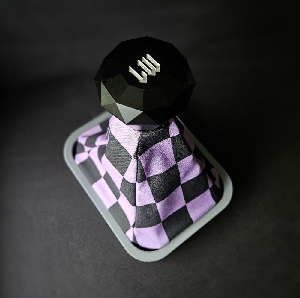CHECKMATE - 90s Lavender Purple Retro Checker Universal Shift Boot