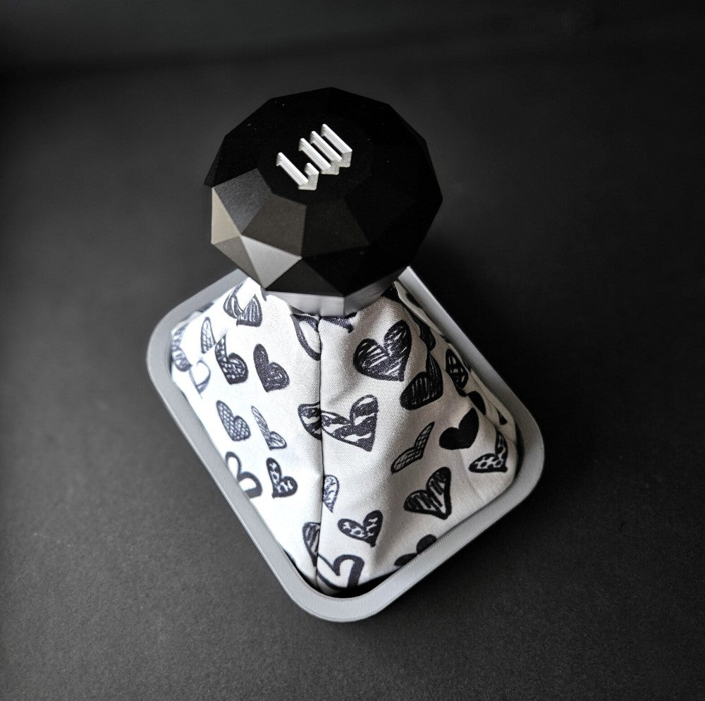 LOVER - White Heart Scribble Universal Shift Boot