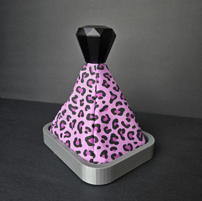 PANTHERA - Pink Leopard Print Universal Shift Boot