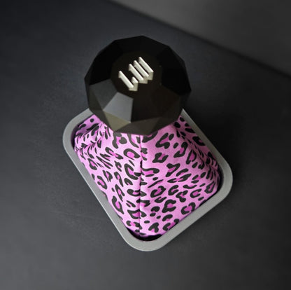 PANTHERA - Pink Leopard Print Universal Shift Boot