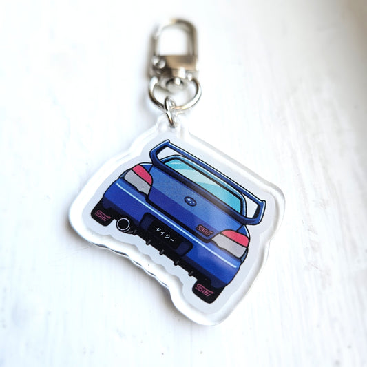 GD BOOTYY - Subaru WRX STI Rear Acrylic Keychain
