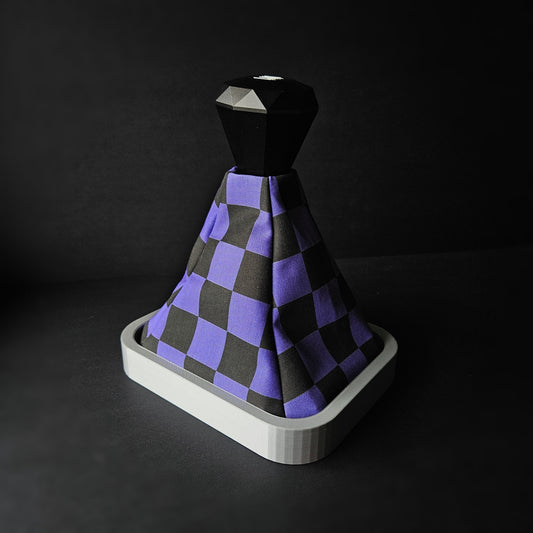 CHECKMATE - 90s Purple Retro Checker Universal Shift Boot