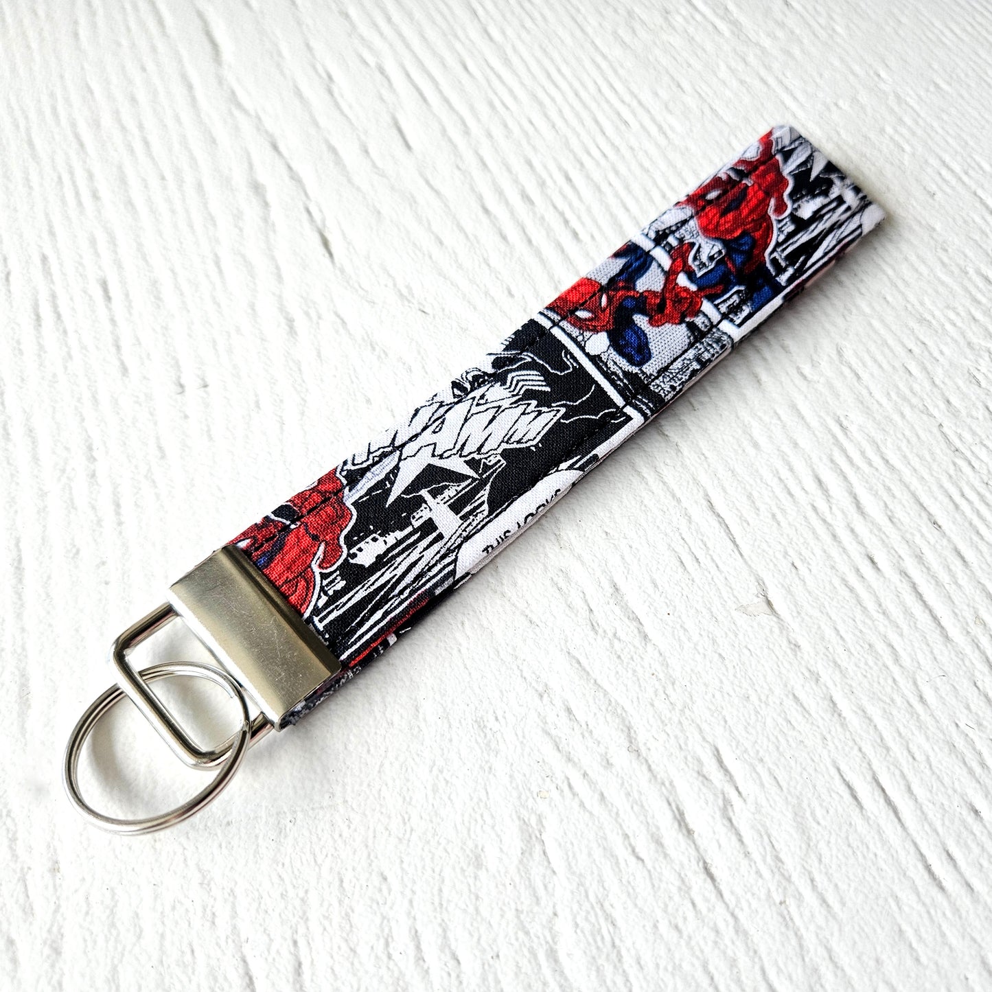 SPIDEY - Comic Character Fabric Mini Lanyard
