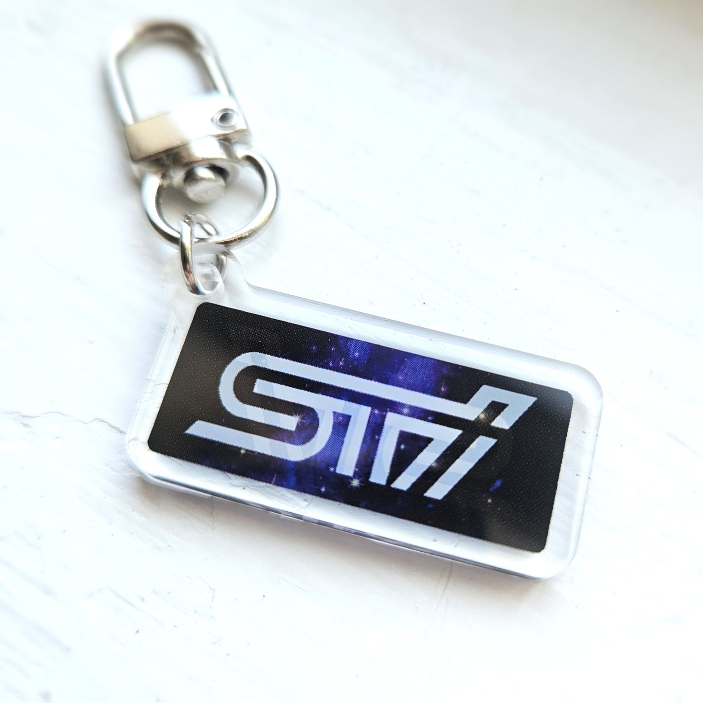 GALAXY STI - Subaru Logo Acrylic Keychain