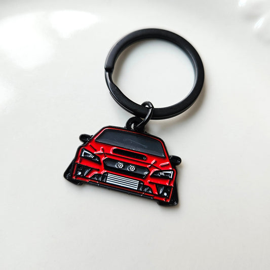 SLAMMED - Red 2015+ VA Subaru WRX STI Keychain