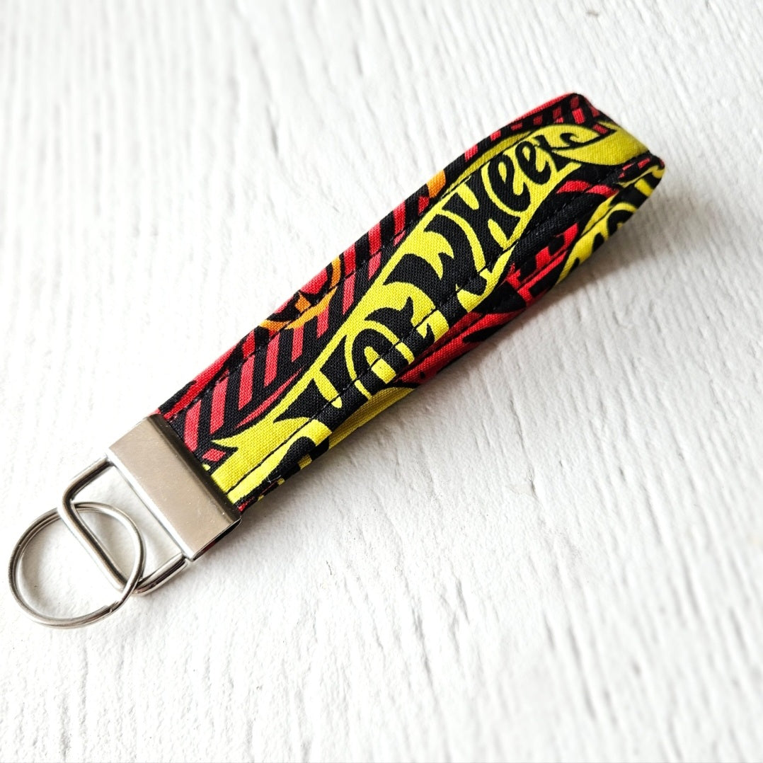 BLAZIN HOTWHEELS - Hotwheels Racing Themed Fabric Mini Lanyard