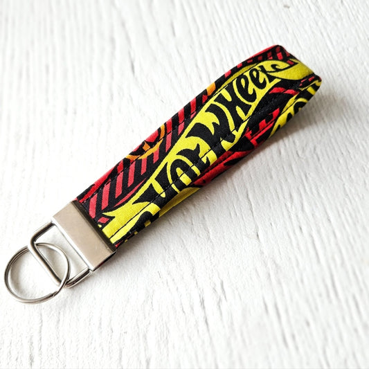 BLAZIN HOTWHEELS - Hotwheels Racing Themed Fabric Mini Lanyard